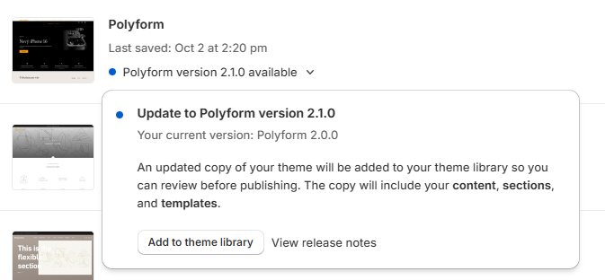 Polyform Update