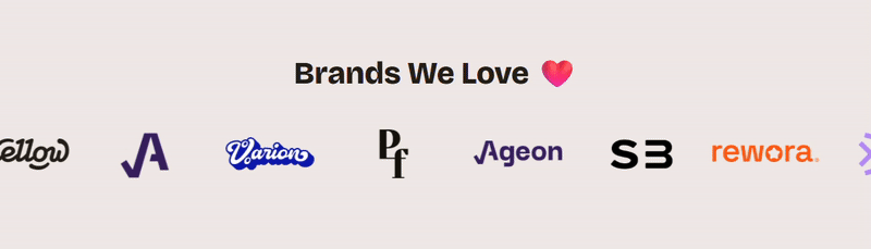 Scrolling Logos
